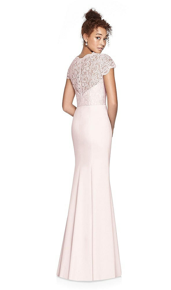 Back View - Blush Dessy Bridesmaid Dress 3023