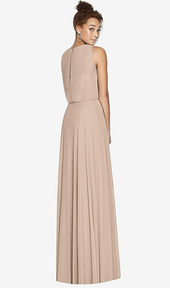 Back View - Topaz Dessy Bridesmaid Dress 3006