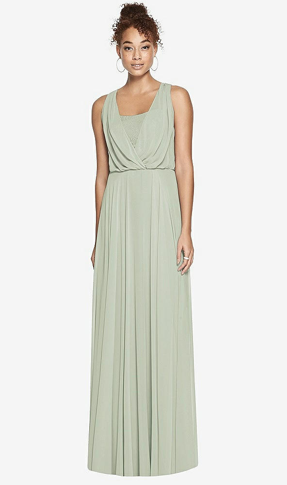 Front View - Celadon Dessy Bridesmaid Dress 3006