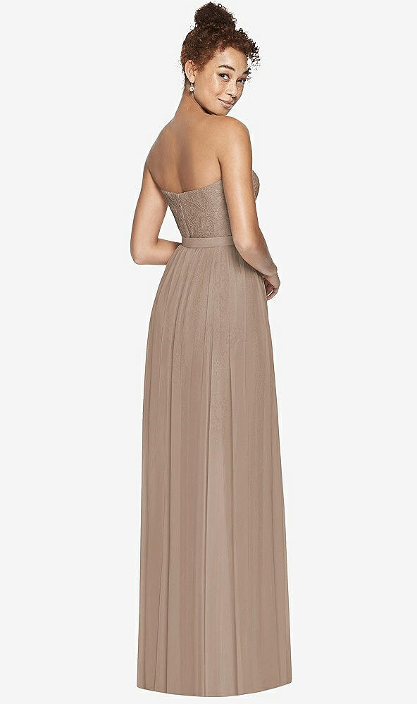 Back View - Topaz Dessy Bridesmaid Dress 3007
