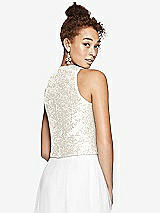Rear View Thumbnail - Ivory Dessy Bridesmaid Top T3008