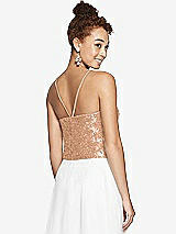 Rear View Thumbnail - Copper Rose Dessy Bridesmaid Top T3009