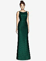Front View Thumbnail - Hunter Green Dessy Bridesmaid Dress 3010