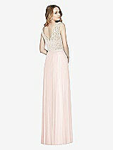 Rear View Thumbnail - Blush & Ivory After Six Bridesmaid Dress 6773
