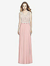 Front View Thumbnail - Rose & Ivory After Six Bridesmaid Dress 6773