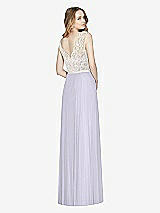 Rear View Thumbnail - Silver Dove & Ivory After Six Bridesmaid Dress 6773