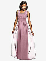 Front View Thumbnail - Dusty Pink Dessy Collection Junior Bridesmaid Dress JR543