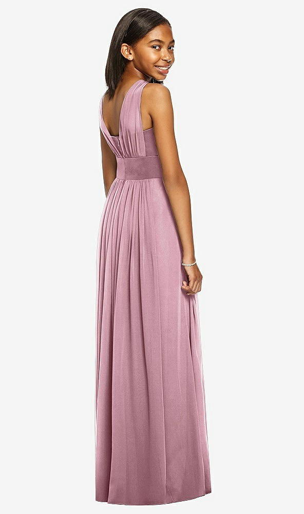 Back View - Dusty Pink Dessy Collection Junior Bridesmaid Dress JR543