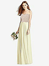 Front View Thumbnail - Butter Yellow & Cameo Studio Design Bridesmaid Dress 4529