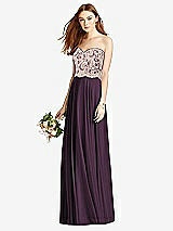 Front View Thumbnail - Aubergine & Cameo Studio Design Bridesmaid Dress 4529