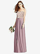 Front View Thumbnail - Dusty Rose & Cameo Studio Design Bridesmaid Dress 4529