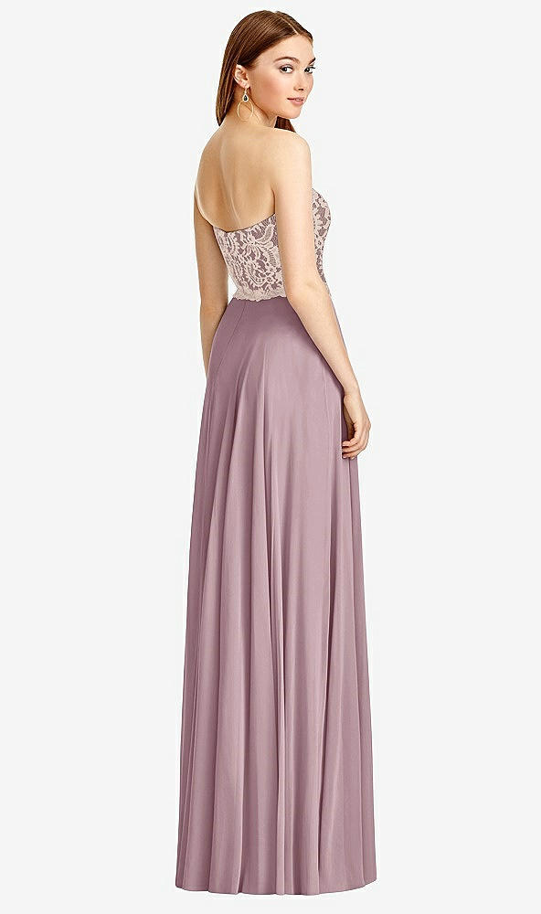 Back View - Dusty Rose & Cameo Studio Design Bridesmaid Dress 4529