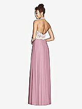 Rear View Thumbnail - Dusty Pink & Ivory Studio Design Bridesmaid Dress 4530