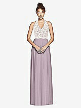 Front View Thumbnail - Lilac Dusk & Ivory Studio Design Bridesmaid Dress 4530