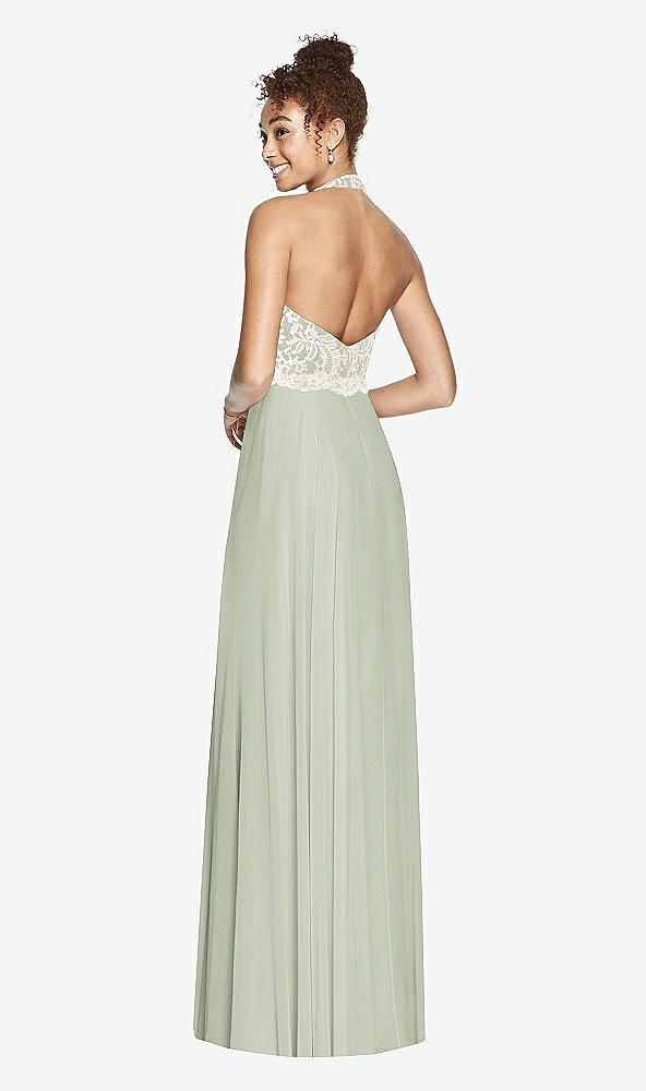 Back View - Celadon & Ivory Studio Design Bridesmaid Dress 4530