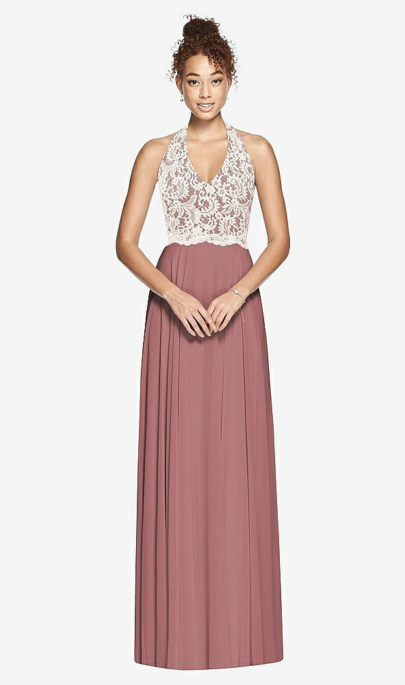 Front View - Rosewood & Ivory Studio Design Bridesmaid Dress 4530