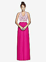 Front View Thumbnail - Think Pink & Ivory Studio Design Bridesmaid Dress 4530
