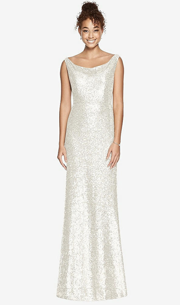 Front View - Ivory Studio Design Bridesmaid Dress 4531