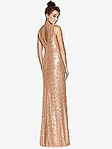 Rear View Thumbnail - Copper Rose Bella Bridesmaids Dress BB114