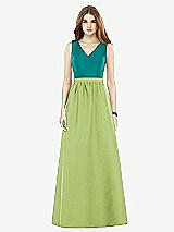 Front View Thumbnail - Mojito & Jade Alfred Sung Bridesmaid Dress D752