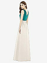 Rear View Thumbnail - Ivory & Jade Alfred Sung Bridesmaid Dress D752