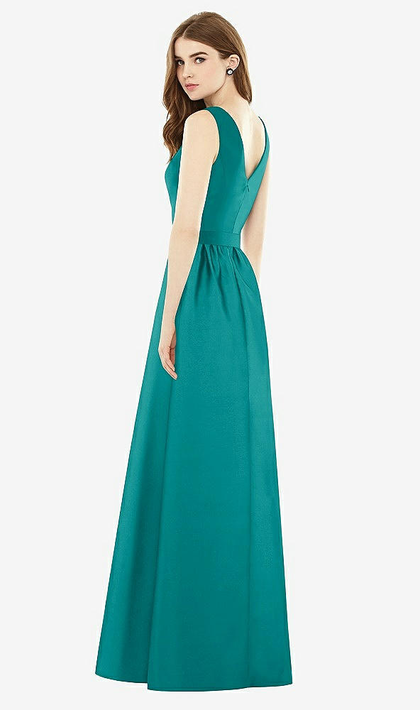 Back View - Jade & Jade Alfred Sung Bridesmaid Dress D752