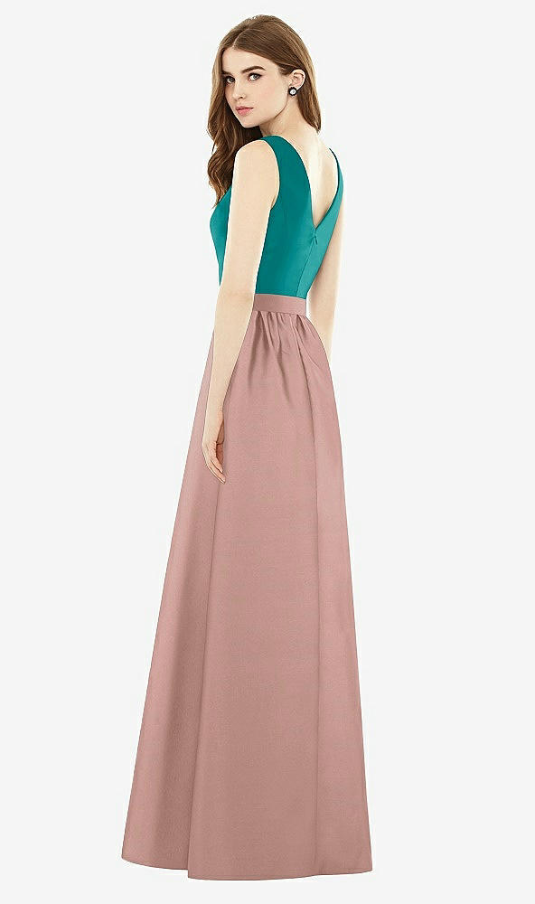 Back View - Neu Nude & Jade Alfred Sung Bridesmaid Dress D752