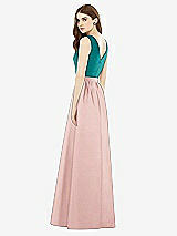 Rear View Thumbnail - Rose & Jade Alfred Sung Bridesmaid Dress D752