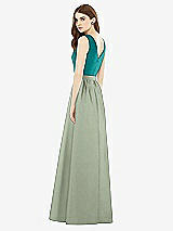 Rear View Thumbnail - Sage & Jade Alfred Sung Bridesmaid Dress D752
