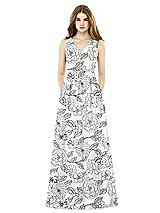 Front View Thumbnail - Botanica Alfred Sung Bridesmaid Dress D753FP