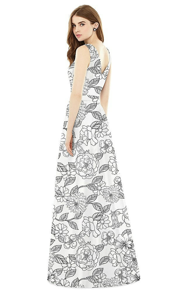 Back View - Botanica Alfred Sung Bridesmaid Dress D753FP