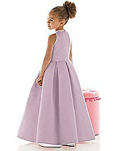 Rear View Thumbnail - Suede Rose Flower Girl Dress FL4059