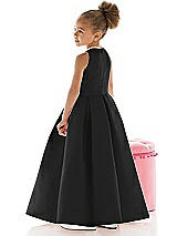 Rear View Thumbnail - Black Flower Girl Dress FL4059