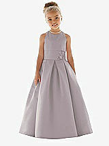 Front View Thumbnail - Cashmere Gray Flower Girl Dress FL4059