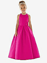 Front View Thumbnail - Think Pink Flower Girl Dress FL4059