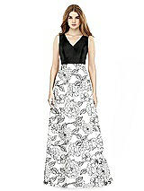 Front View Thumbnail - Botanica Alfred Sung Bridesmaid Dress D754CP