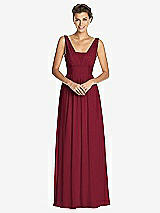 Front View Thumbnail - Burgundy Dessy Collection Bridesmaid Dress 3026