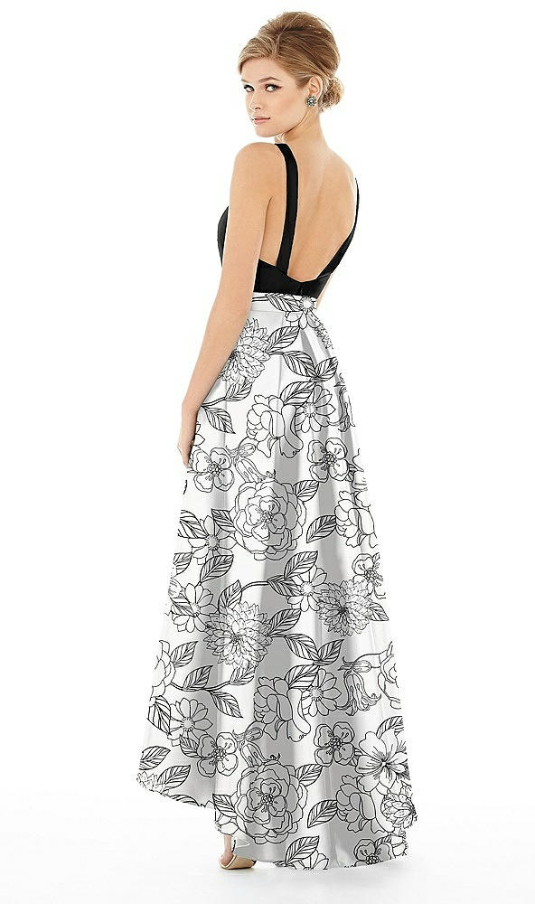 Back View - Botanica Alfred Sung Bridesmaid Dress D706CP
