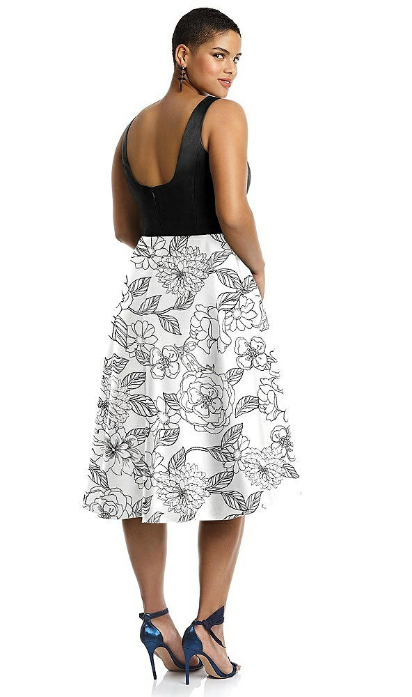 Back View - Botanica Alfred Sung Bridesmaid Dress D697CP