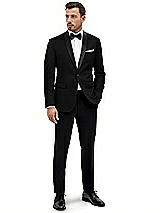 Side View Thumbnail - Black Slim Shawl Collar Tuxedo Jacket - The Ethan by After Six
