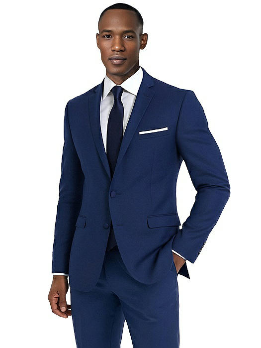 New Blue Slim Suit Jacket - The Harrison By After Six In New Blue