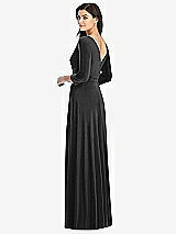 Rear View Thumbnail - Black Dessy Collection Bridesmaid Dress 3027
