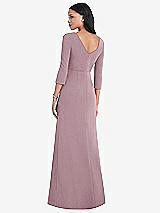 Rear View Thumbnail - Dusty Rose After Six Bridesmaid Dress 6797
