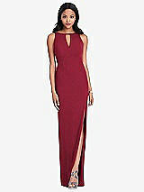 Front View Thumbnail - Burgundy After Six Bridesmaid Dress 6801