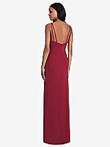 Rear View Thumbnail - Burgundy After Six Bridesmaid Dress 6801