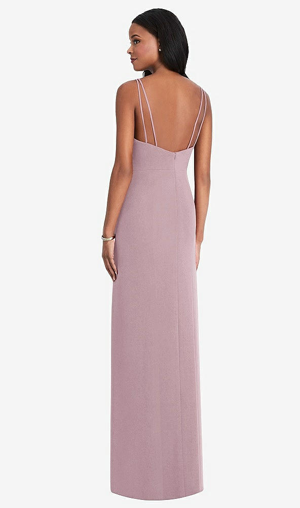 Back View - Dusty Rose After Six Bridesmaid Dress 6801