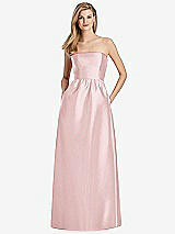 Rear View Thumbnail - Ballet Pink Lela Rose Bridesmaid Dress LR248