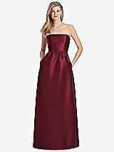 Rear View Thumbnail - Cabernet Lela Rose Bridesmaid Dress LR248