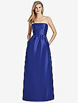 Rear View Thumbnail - Cobalt Blue Lela Rose Bridesmaid Dress LR248