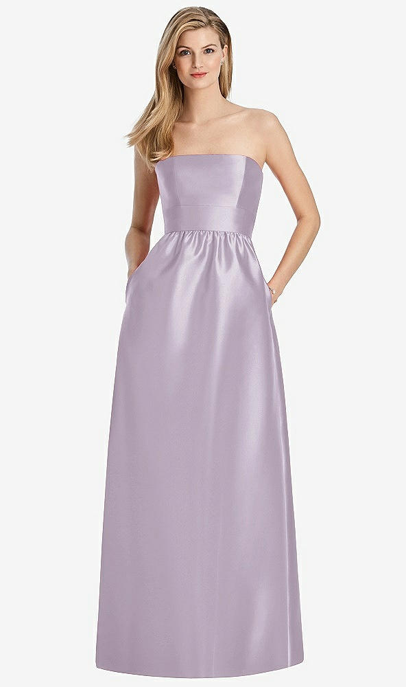 Back View - Lilac Haze Lela Rose Bridesmaid Dress LR248